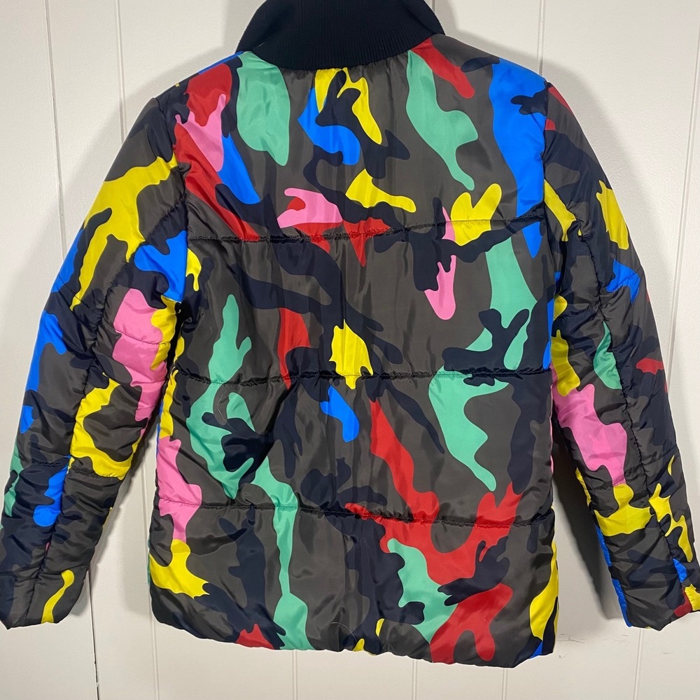 Modx Colorful Camo Puffer Jacket Streetwear Women's Size S - Picture 10 of 16